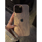 Laser Feather Tulle Rhinestone Bracelet iPhone Case - Premium Protection for iPhone - Image 2