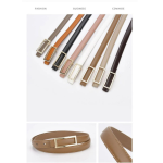 High-End Women’s Genuine Leather Waist Belt – Minimalist Black Fashion Belt for Dress Pants - Image 7