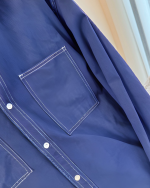 Men’s Casual Workwear Double-Pocket Long Sleeve Shirt - Image 5