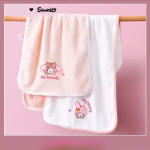 Coral Fleece Towel for Kids – Soft and Absorbent Sanrio-Style Face Towel - Image 6