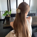 Camellia Flower Claw Clip – Elegant Hair Clip for Half-Up Styles - Image 8
