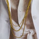 Layered Twisted Snake Bone Titanium Steel Collarbone Necklace for Women - Image 5
