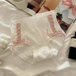 Women's Mid-Rise Cotton Briefs with Bow – Soft, Breathable, Antibacterial Underwear - Image 3