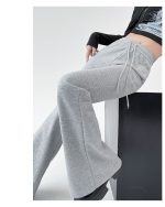 Flared high-waisted slimming bootcut pants, versatile American-style casual pants - Image 12
