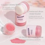 NOVO Monochrome Blush Matte Natural High Light Portable Fine Powder Blush - Image 6