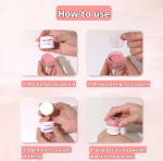 NOVO Monochrome Blush Matte Natural High Light Portable Fine Powder Blush - Image 5