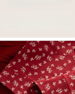 Women Probiotic Antibacterial Cotton Flat Leg Underwear Red - Image 12