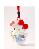 Hello Kitty New Year Plush Bag Charm Keychain Cute Backpack & Key Holder Gift - Image 4