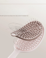 Curved Volume Lift Comb with Massage Cushion for Long and Curly Hair - Image 5