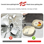 Luxury Bone China Small Plate – Elegant Snack & Storage Dish - Image 4