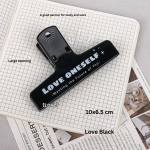 Morandi color multifunctional cute simple handbook storage magnetic long tail clip for notebook - Image 6