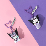 MINISO Sanrio Kuromi Fortune Keychain – Cute Plush Bag Charm for Couples - Image 6