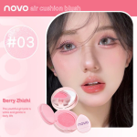 NOVO Tipsy Air Cushion Blush – Matte Finish, Natural Expanding Color, Long-Lasting, Non-Smudge - Image 6