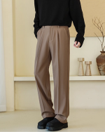 Men’s Loose Straight High-Waist Drape Suit Pants - Image 3