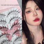 Dream Deer Self-Adhesive Fox Eye Fairy Lashes - Slanted Rabbit & Devil One-Piece Design - Image 5