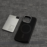MagSafe Honeycomb Heat Dissipation Phone Case – Frame Bracket Cover with Magnetic Suction - Image 2