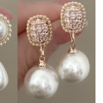 Vintage French Tassel Pearl Earrings – Light Luxury Statement Jewelry - Image 11