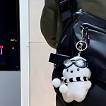 Cute Pochacco Bag Charm – Trendy Plush Doll Keychain for Backpacks & Accessories - Image 3