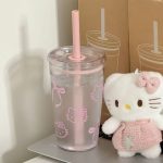 Hello Kitty Line Art Waterproof Crystal Transfer Stickers for Phone Case, Cup & Accessories - Image 6