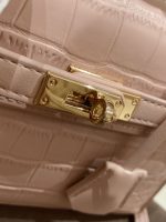 Luxury Crocodile Embossed Kelly Handbag - Image 2