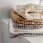 Women’s Double-Layer Rabbit Fur Knit Beanie - Image 9
