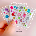 Cute 3D Cartoon Embossed Hollow Stickers Set - Image 10