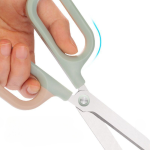 Deli Stainless Steel Effort-Saving Scissors - Multi-Size for Office, School, and Craft Use - Image 7