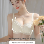 Adjustable Lace Bra for Small Breasts | Gathered, Side Support & Anti-Sagging | Lightweight Comfortable Underwear - Image 7