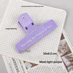 Morandi color multifunctional cute simple handbook storage magnetic long tail clip for notebook - Image 7