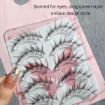 Dream Deer Self-Adhesive Fox Eye Fairy Lashes - Slanted Rabbit & Devil One-Piece Design - Image 6