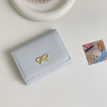 French Style Bow Wallet for Women – Small, Minimalist Bifold Card and Coin Purse - Image 7