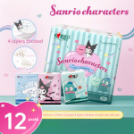 Heartfelt x Sanrio Collaboration Pocket Tissue - Cute Cartoon Printed Mini Travel Pack, Portable Handkerchief Tissue for On-the-Go - Image 2