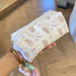 NS Handmade Bear Print Pencil Case - Cute, Fresh, Large Capacity Multifunctional Storage Bag, Stationery Pouch - Image 7