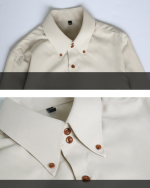 Men’s Luxury Slim Fit Sharp-Collar Dress Shirt - Image 12