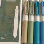 Quick-Dry Student Gel Pen - Soft Grip Black 0.5mm Retractable - Image 7