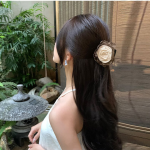 Camellia Flower Claw Clip – Elegant Hair Clip for Half-Up Styles - Image 10