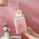 Super Absorbent Adorable Chenille Hand Towel - Quick-Dry Cartoon Design for Bathroom & Kitchen - Image 7