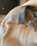 Lazy Soft Knit Zip-Up Cardigan Sweater Women Elegant Outerwear - Image 8