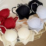 Lucky Red Lace Push-Up Bridal Lingerie Set – Small Bust Support Bra and Panty - Image 17