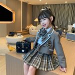 Girls Preppy School Uniform Set - Image 5