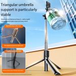 Multifunction Bluetooth Selfie Stick Tripod - Portable Outdoor Phone Stand - Image 3