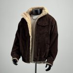 Men’s Retro Stand Collar Fleece-Lined Padded Jacket - Image 8