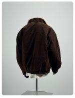 Men’s Retro Stand Collar Fleece-Lined Padded Jacket - Image 9