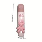 6 Color Lip Gloss, Cute Little Bear, Tender Color Lip Gloss Velvet Soft Mist Matte Color Rendering Brightening Non Stick Cup Lipstick, Lip Gloss - Image 4