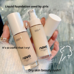 NOVO Long-Lasting Foundation with Concealer – Hydrating Matte Finish BB Cream - Image 8