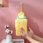 Super Absorbent Adorable Chenille Hand Towel - Quick-Dry Cartoon Design for Bathroom & Kitchen - Image 8