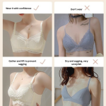 Adjustable Lace Bra for Small Breasts | Gathered, Side Support & Anti-Sagging | Lightweight Comfortable Underwear - Image 8