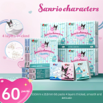 Heartfelt x Sanrio Collaboration Pocket Tissue - Cute Cartoon Printed Mini Travel Pack, Portable Handkerchief Tissue for On-the-Go - Image 4