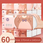 Douyin Trendy Large Flower Tissue Box (Full Box) - Affordable Household Paper Towels, Napkins, Baby Face Wipes, Toilet Paper Set - Image 2