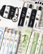 Kaba Bear Face-Changing Click Gel Pen 0.5mm Quick-Dry Black Ink - Image 7